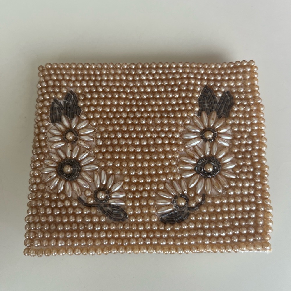 Beaded Floral Wallet